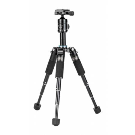 Fotopro M-5 mini 2 - zestaw, mały statyw fotograficzny Alu + głowica kulowa FPH-53P